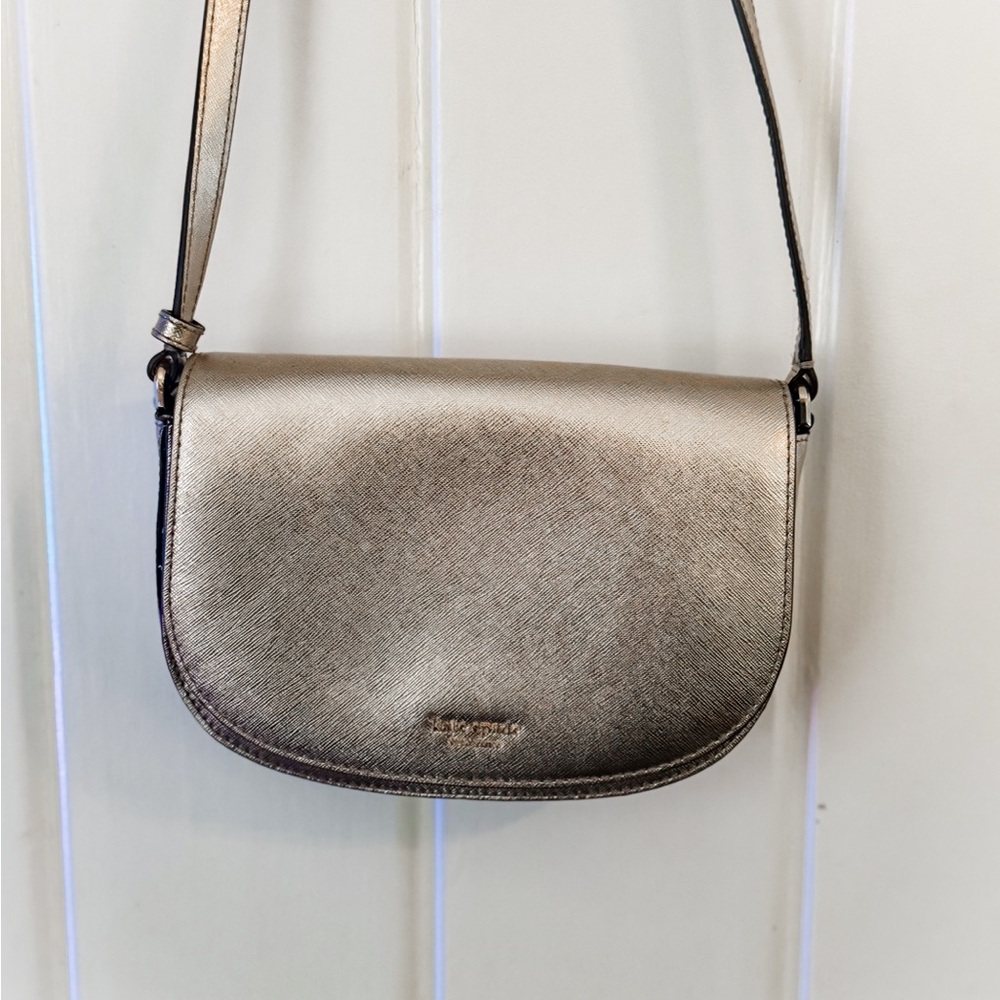 Elegant Gold Crossbody Bag by Kate Spade